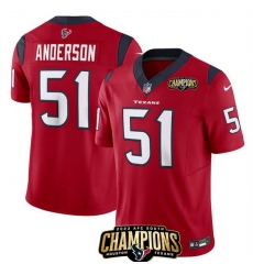 Men Houston Texans 51 Will Anderson Jr Red 2023 F U S E AFC South Champions Patch Vapor Untouchable Limited Stitched Football Jersey Men Houston Texans 51 Will Anderson Jr Red 2023 F U S E AFC South Champions Patch Vapor Untouchable Limited Stitched Football Jersey