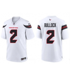 Men Houston Texans Calen Bullock #2 Limited White Stitched Jersey Men Houston Texans Calen Bullock #2 Limited White Stitched Jersey