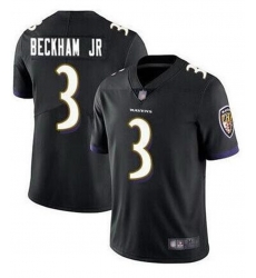 Men Nike Baltimore Ravens #3 Odell Beckham Jr Black Vapor Untouchable Limited Jersey Men Nike Baltimore Ravens #3 Odell Beckham Jr Black Vapor Untouchable Limited Jersey