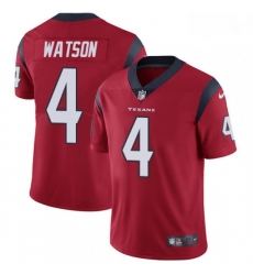 Men Nike Houston Texans 4 Deshaun Watson Limited Red Alternate Vapor Untouchable NFL Jersey Men Nike Houston Texans 4 Deshaun Watson Limited Red Alternate Vapor Untouchable NFL Jersey