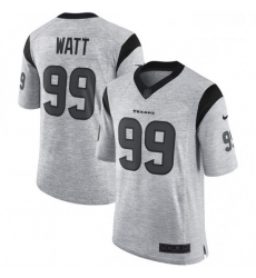 Men Nike Houston Texans 99 JJ Watt Limited Gray Gridiron II NFL Jersey Men Nike Houston Texans 99 JJ Watt Limited Gray Gridiron II NFL Jersey