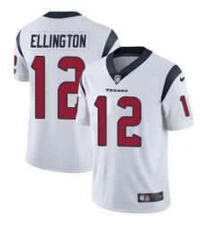 Men Nike Texans #12 Bruce Ellington White Stitched NFL Vapor Untouchable Limited Jersey Men Nike Texans #12 Bruce Ellington White Stitched NFL Vapor Untouchable Limited Jersey