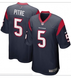 Men's Nike Houston Texans #5 Jalen Pitre Navy Vapor Limited Jersey Men's Nike Houston Texans #5 Jalen Pitre Navy Vapor Limited Jersey