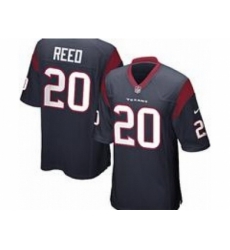 Nike Houston Texans 20 Ed Reed Blue Game NFL Jersey Nike Houston Texans 20 Ed Reed Blue Game NFL Jersey