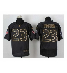 Nike Houston Texans 23 Arian Foster Black Elite 2014 PRO Gold Lettering Fashion NFL Jersey Nike Houston Texans 23 Arian Foster Black Elite 2014 PRO Gold Lettering Fashion NFL Jersey