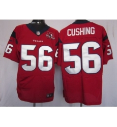 Nike Houston Texans 56 Brian Cushing Red Elite W 10th Patch NFL Jersey Nike Houston Texans 56 Brian Cushing Red Elite W 10th Patch NFL Jersey