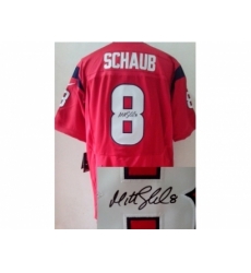 Nike Houston Texans 8 Matt Schaub red Elite signature NFL Jersey Nike Houston Texans 8 Matt Schaub red Elite signature NFL Jersey