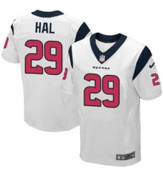 Nike Texans #29 Andre Hal White Mens Stitched NFL Elite Jersey Nike Texans #29 Andre Hal White Mens Stitched NFL Elite Jersey