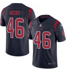 Nike Texans #46 Jon Weeks Navy Blue Mens Stitched NFL Limited Rush Jersey Nike Texans #46 Jon Weeks Navy Blue Mens Stitched NFL Limited Rush Jersey