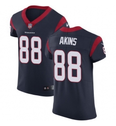 Nike Texans 88 Jordan Akins Navy Blue Team Color Men Stitched NFL Vapor Untouchable Elite Jersey Nike Texans 88 Jordan Akins Navy Blue Team Color Men Stitched NFL Vapor Untouchable Elite Jersey