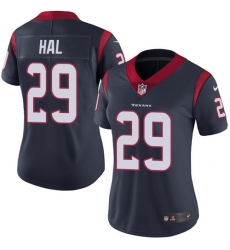 Nike Texans #29 Andre Hal Navy Blue Team Color Womens Stitched NFL Vapor Untouchable Limited Jersey Nike Texans #29 Andre Hal Navy Blue Team Color Womens Stitched NFL Vapor Untouchable Limited Jersey