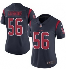 Nike Texans #56 Brian Cushing Navy Blue Womens Stitched NFL Limited Rush Jersey Nike Texans #56 Brian Cushing Navy Blue Womens Stitched NFL Limited Rush Jersey