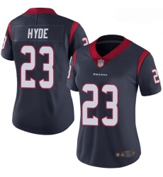 Texans #23 Carlos Hyde Navy Blue Team Color Women Stitched Football Vapor Untouchable Limited Jersey 2 Texans #23 Carlos Hyde Navy Blue Team Color Women Stitched Football Vapor Untouchable Limited Jersey 2