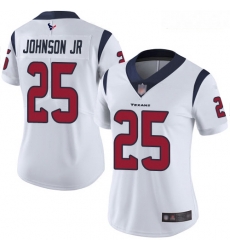 Texans #25 Duke Johnson Jr White Women Stitched Football Vapor Untouchable Limited Jersey Texans #25 Duke Johnson Jr White Women Stitched Football Vapor Untouchable Limited Jersey