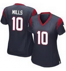 Women Houston Texans 10 Davis Mills Navy Vapor Untouchable Limited Stitched Jersey Women Houston Texans 10 Davis Mills Navy Vapor Untouchable Limited Stitched Jersey