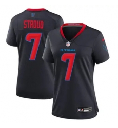 Women Houston Texans 7 C J Stroud Navy 2024 2nd Alternate F U S E Vapor Stitched Jerseys Women Houston Texans 7 C J Stroud Navy 2024 2nd Alternate F U S E Vapor Stitched Jerseys