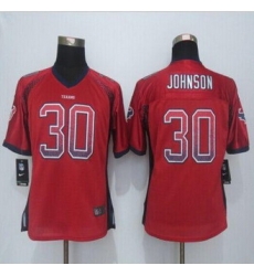 Women New Texans #30 Kevin Johnson Red Alternate Stitched NFL Elite jersey Women New Texans #30 Kevin Johnson Red Alternate Stitched NFL Elite jersey