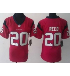Women Nike Houston Texans 20 Ed Reed Red NFL Jerseys Women Nike Houston Texans 20 Ed Reed Red NFL Jerseys