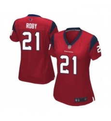 Womens Houston Texans 21 Bradley Roby Game Red Alternate Football Jersey Womens Houston Texans 21 Bradley Roby Game Red Alternate Football Jersey