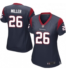 Womens Nike Houston Texans 26 Lamar Miller Game Navy Blue Team Color NFL Jersey Womens Nike Houston Texans 26 Lamar Miller Game Navy Blue Team Color NFL Jersey