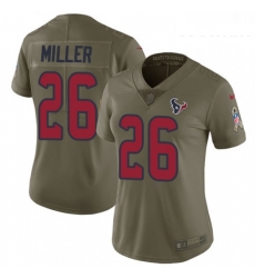 Womens Nike Houston Texans 26 Lamar Miller Limited Olive 2017 Salute to Service NFL Jersey Womens Nike Houston Texans 26 Lamar Miller Limited Olive 2017 Salute to Service NFL Jersey