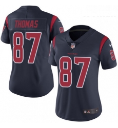 Womens Nike Houston Texans 87 Demaryius Thomas Limited Navy Blue Rush Vapor Untouchable NFL Jersey Womens Nike Houston Texans 87 Demaryius Thomas Limited Navy Blue Rush Vapor Untouchable NFL Jersey