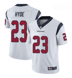 Texans #23 Carlos Hyde White Youth Stitched Football Vapor Untouchable Limited Jersey Texans #23 Carlos Hyde White Youth Stitched Football Vapor Untouchable Limited Jersey