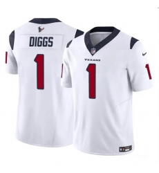 Youth Houston Texans 1 Stefon Diggs White 2024 F U S E Vapor Untouchable Limited Stitched Football Jersey Youth Houston Texans 1 Stefon Diggs White 2024 F U S E Vapor Untouchable Limited Stitched Football Jersey