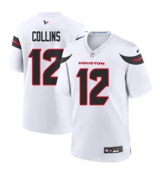 Youth Houston Texans 12 Nico Collins White 2024 2nd Alternate F U S E Vapor Stitched Jersey Youth Houston Texans 12 Nico Collins White 2024 2nd Alternate F U S E Vapor Stitched Jersey