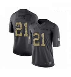 Youth Houston Texans 21 Bradley Roby Limited Black 2016 Salute to Service Football Jersey Youth Houston Texans 21 Bradley Roby Limited Black 2016 Salute to Service Football Jersey