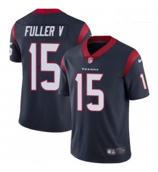 Youth Nike Houston Texans 15 Will Fuller V Limited Navy Blue Team Color Vapor Untouchable NFL Jersey Youth Nike Houston Texans 15 Will Fuller V Limited Navy Blue Team Color Vapor Untouchable NFL Jersey