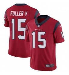 Youth Nike Houston Texans 15 Will Fuller V Limited Red Alternate Vapor Untouchable NFL Jersey Youth Nike Houston Texans 15 Will Fuller V Limited Red Alternate Vapor Untouchable NFL Jersey