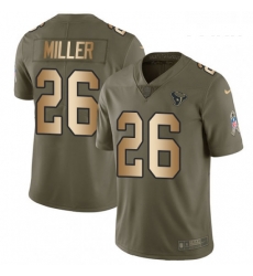 Youth Nike Houston Texans 26 Lamar Miller Limited OliveGold 2017 Salute to Service NFL Jersey Youth Nike Houston Texans 26 Lamar Miller Limited OliveGold 2017 Salute to Service NFL Jersey