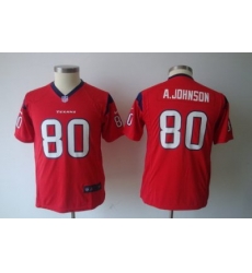 Youth Nike Houston Texans #80 Andre Johnson Red Jerseys Youth Nike Houston Texans #80 Andre Johnson Red Jerseys