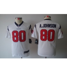 Youth Nike Houston Texans #80 Andre Johnson White Color Limited Jerseys Youth Nike Houston Texans #80 Andre Johnson White Color Limited Jerseys