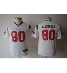 Youth Nike Houston Texans #80 Andre Johnson White Jerseys Youth Nike Houston Texans #80 Andre Johnson White Jerseys