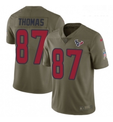 Youth Nike Houston Texans 87 Demaryius Thomas Limited Olive 2017 Salute to Service NFL Jersey Youth Nike Houston Texans 87 Demaryius Thomas Limited Olive 2017 Salute to Service NFL Jersey