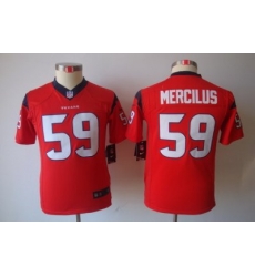Youth Nike NFL Houston Texans #59 Whitney Mercilus Red Color Limited Jerseys Youth Nike NFL Houston Texans #59 Whitney Mercilus Red Color Limited Jerseys