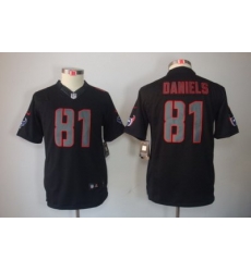 Youth Nike NFL Houston Texans #81 Owen Daniels Black Jerseys(Impact Limited) Youth Nike NFL Houston Texans #81 Owen Daniels Black Jerseys(Impact Limited)