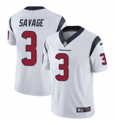 Youth Nike Texans #3 Tom Savage White Stitched NFL Vapor Untouchable Limited Jersey Youth Nike Texans #3 Tom Savage White Stitched NFL Vapor Untouchable Limited Jersey