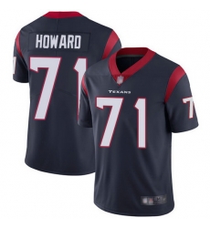 Youth Texans 71 Tytus Howard Blue Stitched Football Vapor Untouchable Limited Jersey Youth Texans 71 Tytus Howard Blue Stitched Football Vapor Untouchable Limited Jersey