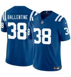 Men Indianapolis Colts 38 Corey Ballentine Blue 2025 F U S E Vapor Limited Stitched Football Jersey Men Indianapolis Colts 38 Corey Ballentine Blue 2025 F U S E Vapor Limited Stitched Football Jersey