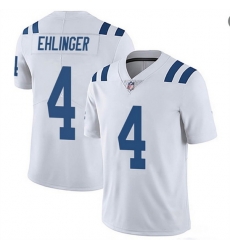 Men Indianapolis Colts 4 Sam Ehlinger White Vapor Untouchable Stitched Jersey Men Indianapolis Colts 4 Sam Ehlinger White Vapor Untouchable Stitched Jersey