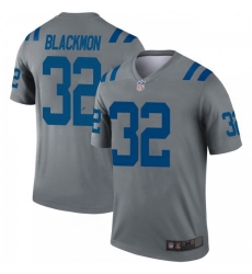 Men Indianapolis Colts Julian Blackmon Inverted Jersey Gray Legend Men Indianapolis Colts Julian Blackmon Inverted Jersey Gray Legend