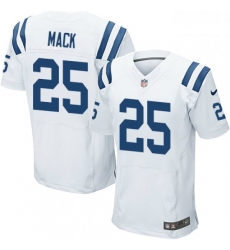 Men Nike Indianapolis Colts 25 Marlon Mack Elite White NFL Jersey Men Nike Indianapolis Colts 25 Marlon Mack Elite White NFL Jersey