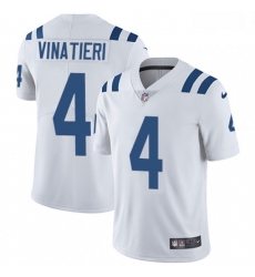 Men Nike Indianapolis Colts 4 Adam Vinatieri White Vapor Untouchable Limited Player NFL Jersey Men Nike Indianapolis Colts 4 Adam Vinatieri White Vapor Untouchable Limited Player NFL Jersey