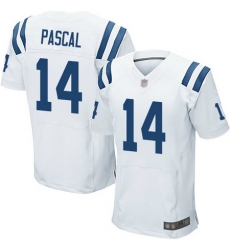 Men Zach Pascal Elite Road Jersey 14 Football Indianapolis Colts White Men Zach Pascal Elite Road Jersey 14 Football Indianapolis Colts White