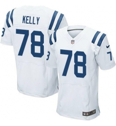 Nike Colts #78 Ryan Kelly White Mens Stitched NFL Elite Jersey Nike Colts #78 Ryan Kelly White Mens Stitched NFL Elite Jersey