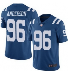 Nike Colts #96 Henry Anderson Royal Blue Mens Stitched NFL Limited Rush Jersey Nike Colts #96 Henry Anderson Royal Blue Mens Stitched NFL Limited Rush Jersey