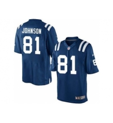 Nike Indianapolis Colts 81 Andre Johnson Blue Game NFL Jersey Nike Indianapolis Colts 81 Andre Johnson Blue Game NFL Jersey